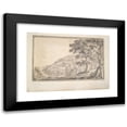 thumbnail image 1 of Herman van Swanevelt 24x18 Black Modern Framed Museum Art Print Titled - Landscape With&nbsp;Figures (17th&nbsp;Century), 1 of 5