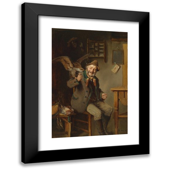 Hermann Kern 11x14 Black Modern Framed Museum Art Print Titled - Hunting Partner
