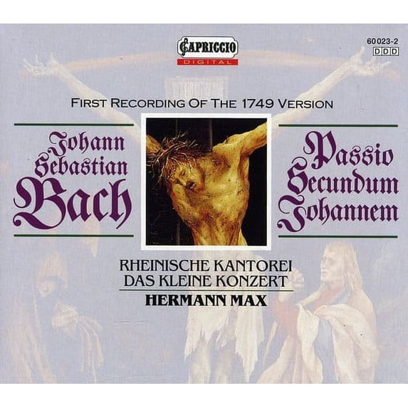 Hermann Max - Johannes Passion - Music & Performance - CD