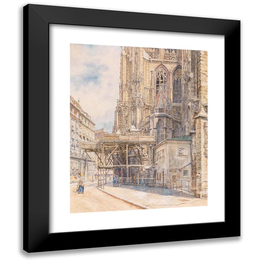 Hermann Schmidt 12x14 Black Modern Framed Museum Art Print Titled