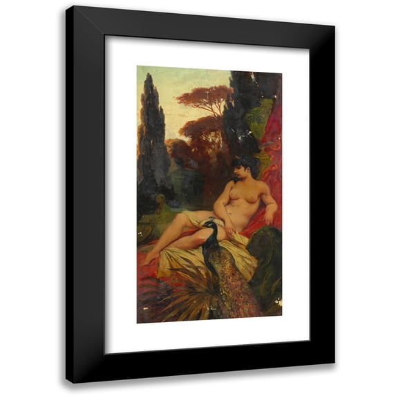 Hermann Schneider 15x24 Black Modern Framed Museum Art Print Titled - Anmuth (Around 1880)