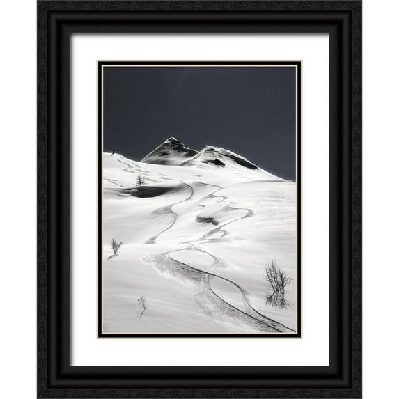 Hermann, Uschi 14x18 Black Ornate Wood Framed with Double Matting Museum Art Print Titled - Freeride