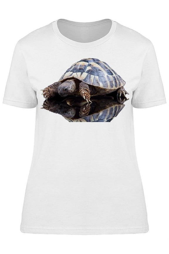 Hermann's Tortoise  T-Shirt Women -Image by Shutterstock, Female Medium