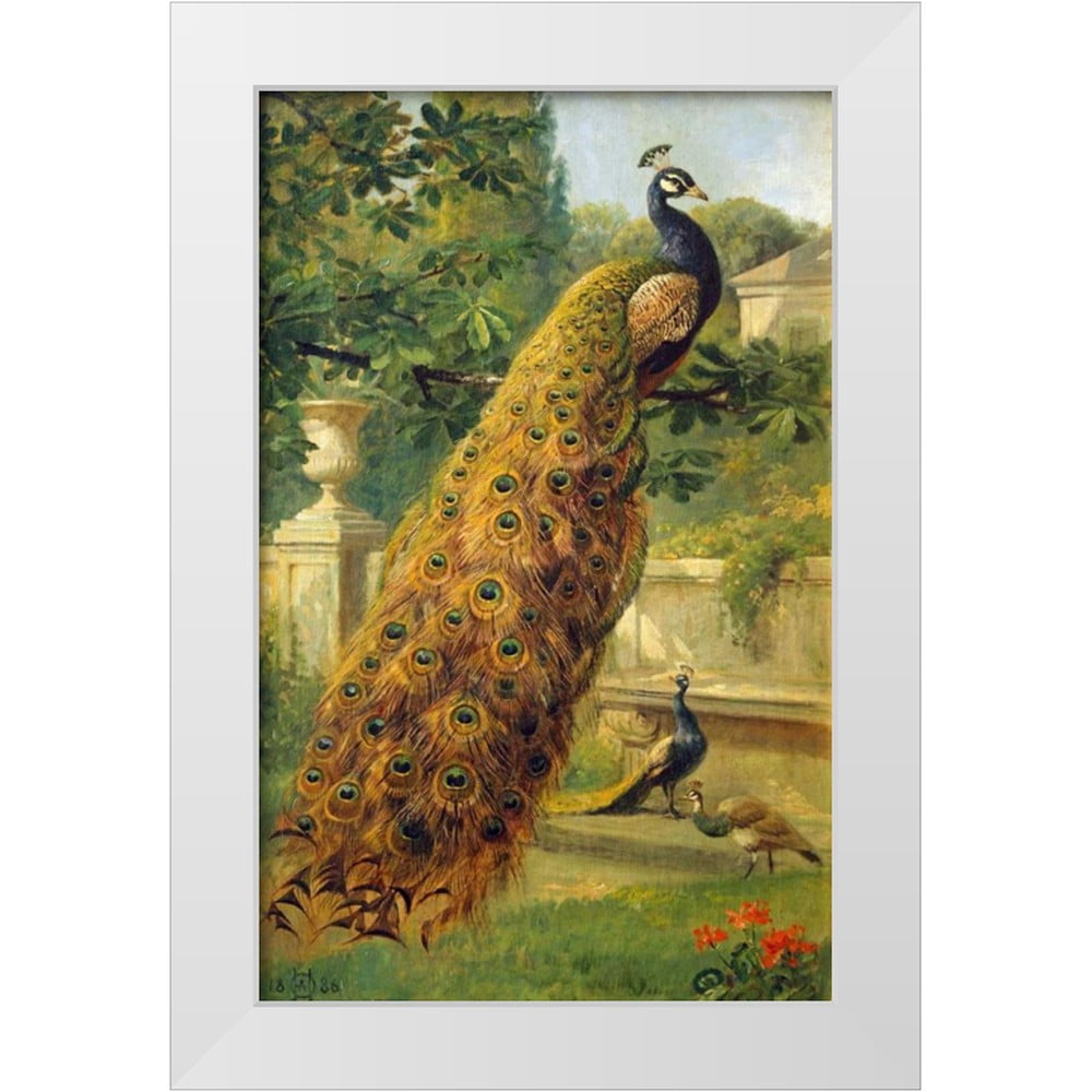 Hermansen, Olaf August 17x24 White Modern Wood Framed Museum Art