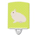 thumbnail image 1 of Hermelin Rabbit Green Ceramic Night Light, 1 of 1