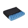 thumbnail image 1 of Hermell Convoluted Wheelchair Cushion, Egg Crate Foam, Removable Black Cover - 3 Inches Thick, 1 of 4