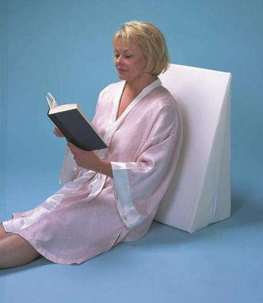 Hermell Foam Bed Wedge Replacement Cover Only, White 11" x 21" x 21