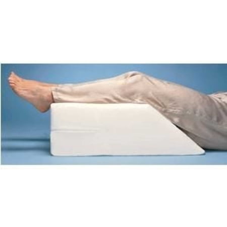 Hermell Products Elevating Leg Rest with Polycotton Cover: White, 20" x 26" x 8", 1 Count