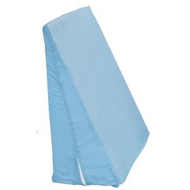 Hermell Slant Bed Wedge 23" x 21" x 11" Blue and White, Poly/Cotton1