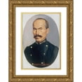 thumbnail image 1 of Hermenegildo Bustos 14x18 Gold Ornate Wood Frame and Double Matted Museum Art Print Titled - Self-Portrait (1891), 1 of 4