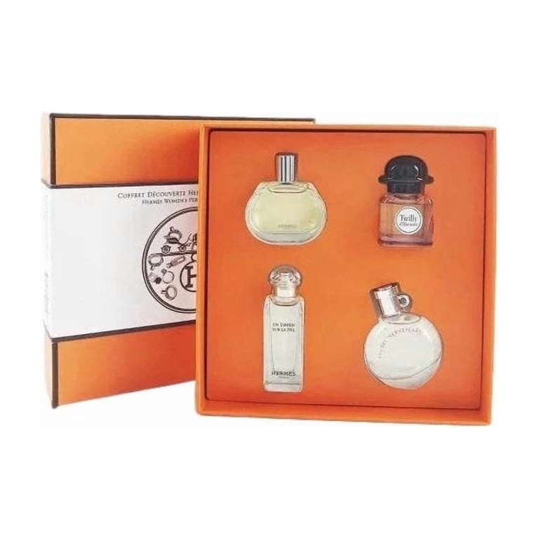 Hermes 4 piece womens miniature gift set 4 x 7.5 ml NIB - Walmart.com