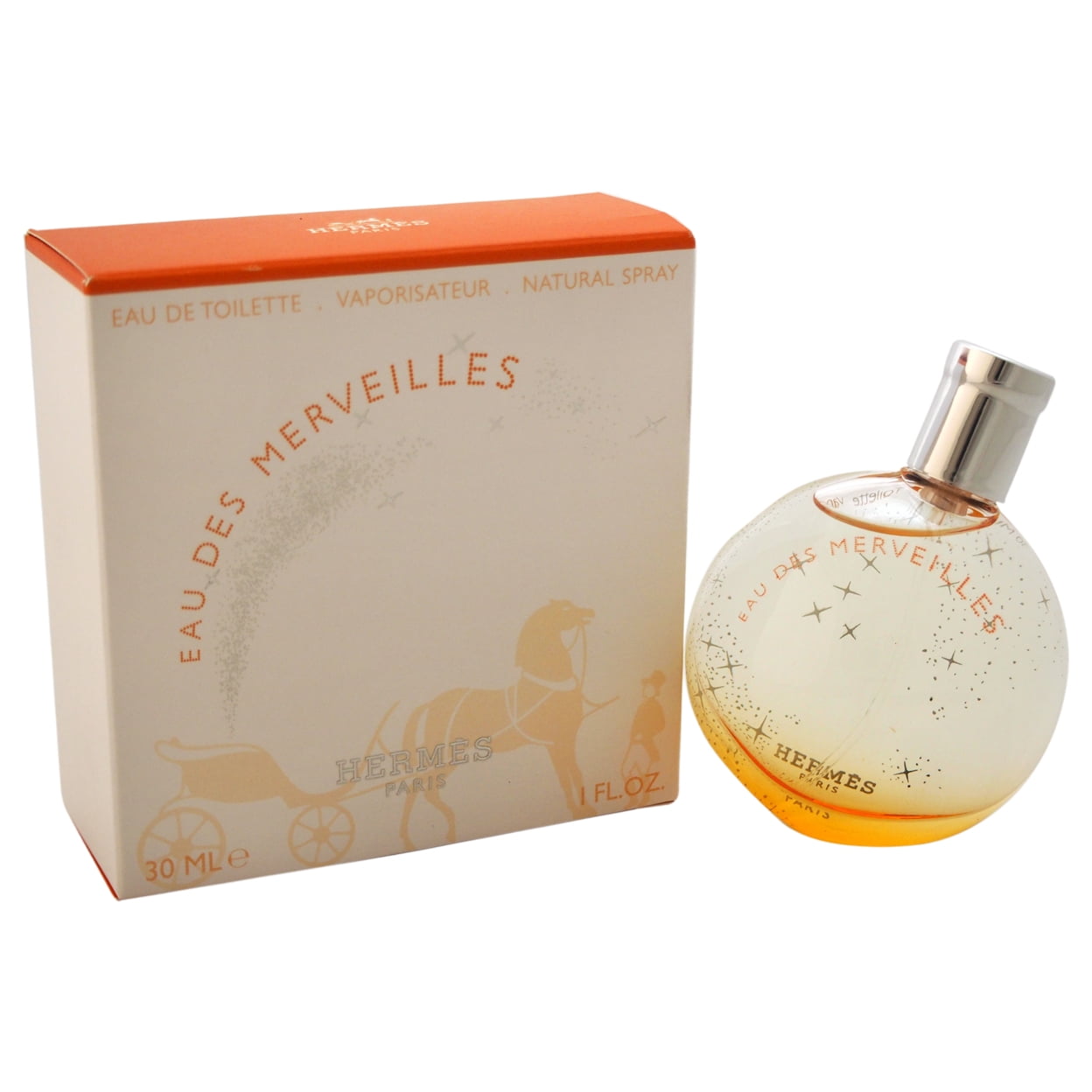 Hermes Eau Des Merveilles Eau de Women, Travel Size Perfume Toilette Oz 1 Mini & for