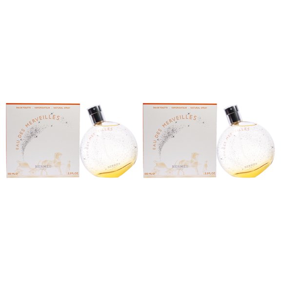 Hermes Eau Des Merveilles - Pack of 2 - 3.3 oz EDT Spray