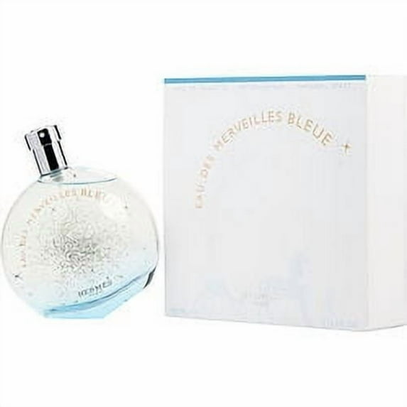 Hermes Eau des Merveilles Bleue Eau De Toilette for Women 3.4 oz