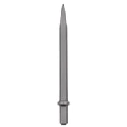 Hermes Hardware 16 In. Point chisel 1-1/8" Hex Shank 28x400mm Case Of 10Pc for Demolition & Breaker Hammers