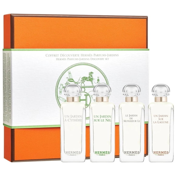 Hermes Variety Mini Gift Set for Women Perfume - 4 Piece Jardins Discovery Set