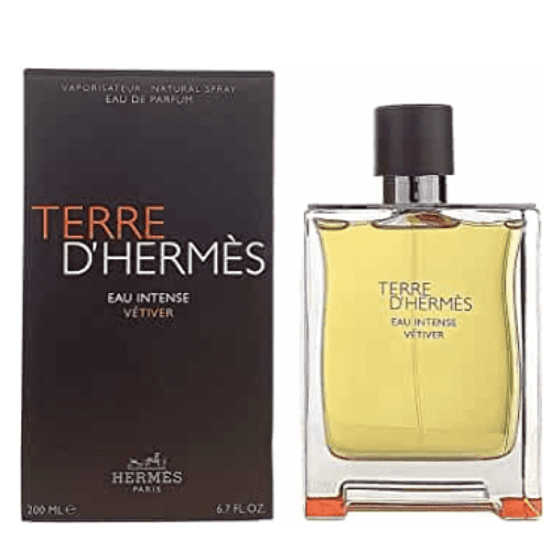 HERMÈS TERRE D'HERMÈS Vétiver 200mL Hermes Eau Intense Vetiver Perfume, Fragrance Spray for Men