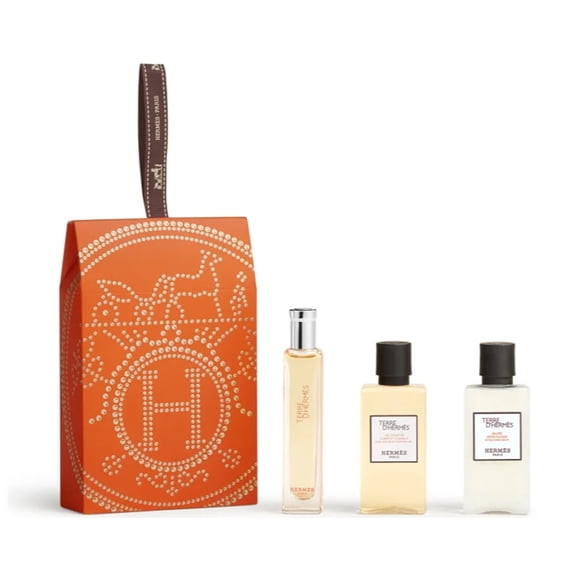 Hermes Terre D' Hermes For Men Cologne 3 Pcs Travel Size Gift Set