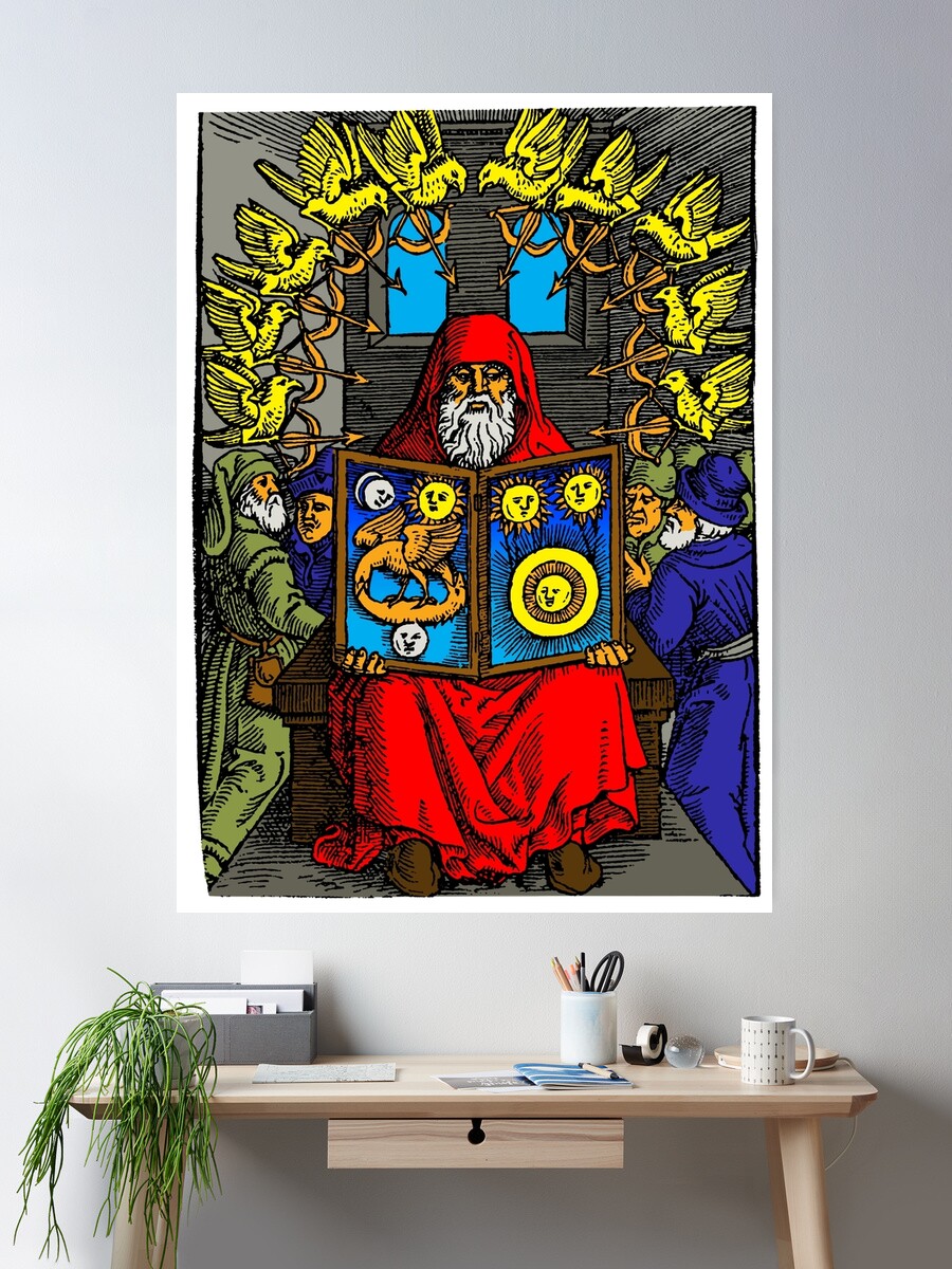 Hermes Trismegistus Founder Of Hermeticism Poster Wall Art Modern 