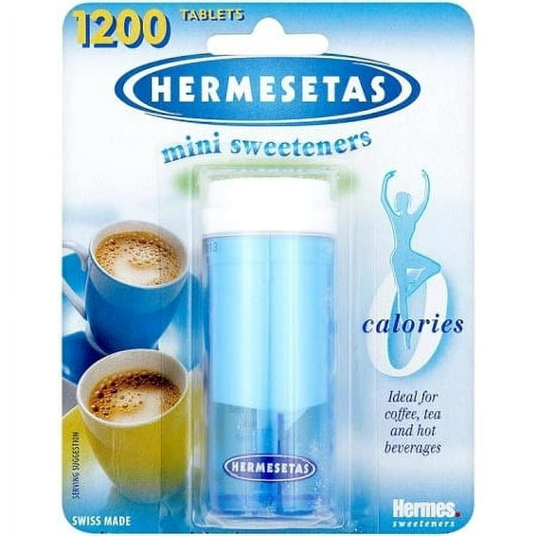 3x Hermesetas Mini Sweeteners Original Calorie Free Tablets 1200