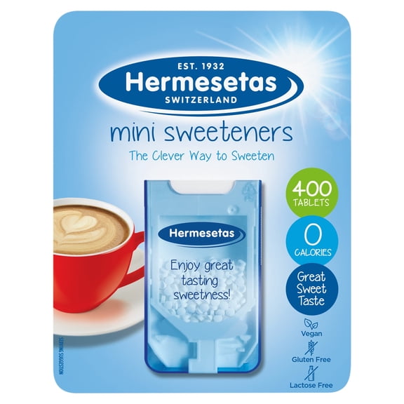 Hermesetas Mini Sweeteners 400Pk, Imported from Britain