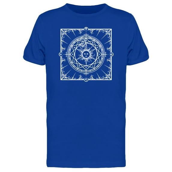 Hermetic Alchemy Magic Circle T-Shirt Men -Image by Shutterstock, Male 3X-Large
