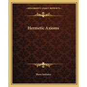 Hermetic Axioms, Paperback