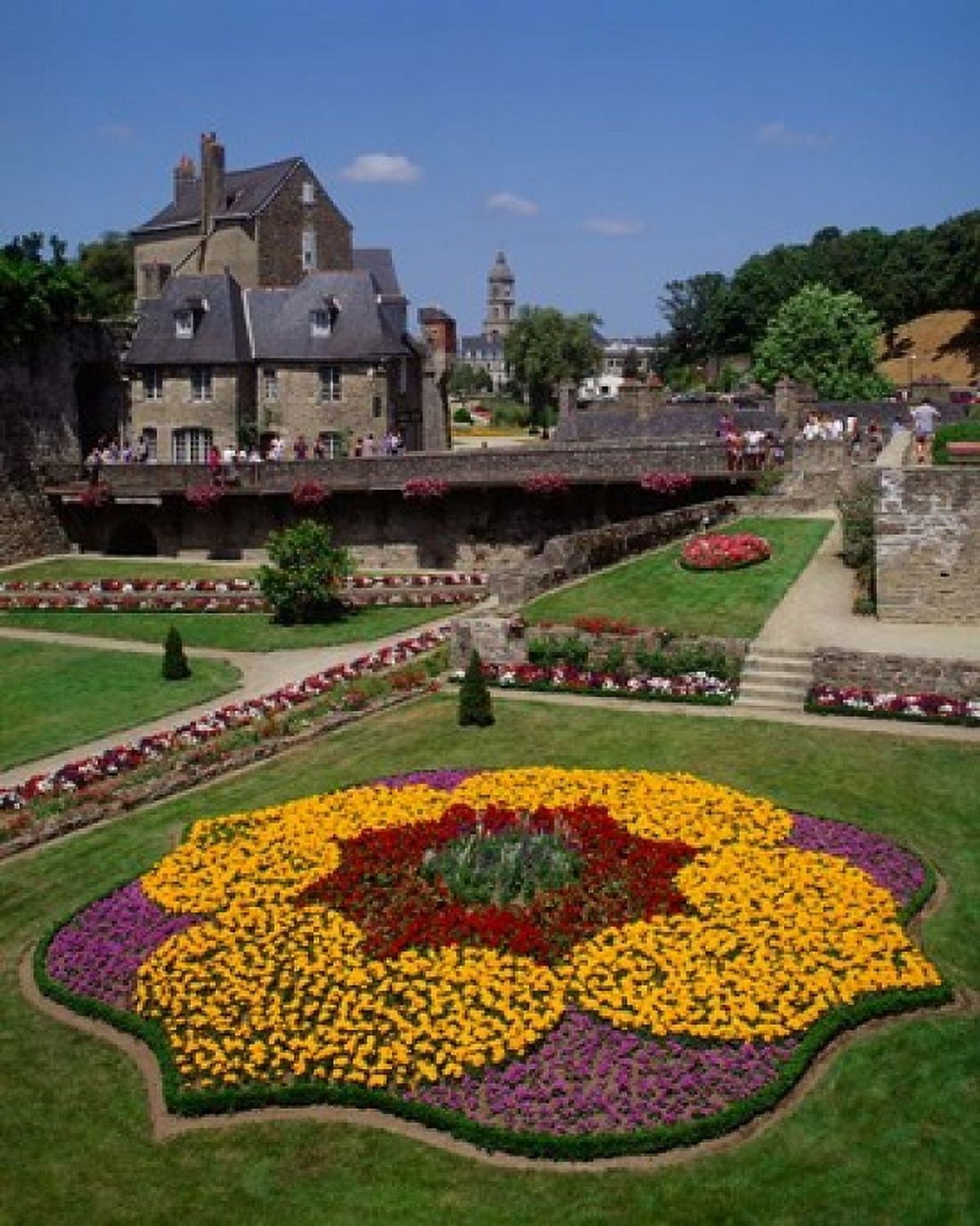 Hermine Castle Vannes Brittany France Canvas Art - Paul Thompson DanitaDelimont (22 x 27)