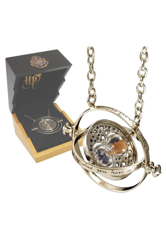 Hermione Granger's Sterling Silver Time Turner with Display Case