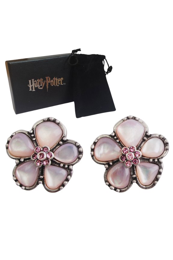 Hermione Yule Costume Earings from Harry Potter jewellery earings in Pink by Noble Collection