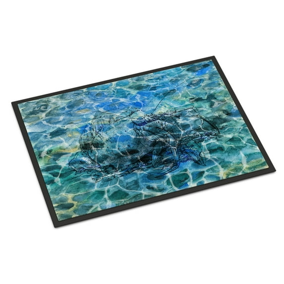 Hermit Crab Under water Doormat 24x36