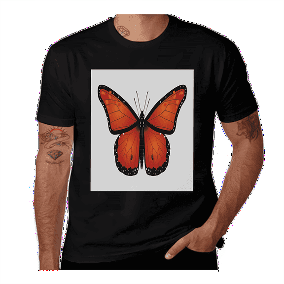 Hermit Crabs Pattern-Crabs-Marigold-White- Casual Streetwea Everyday Tshirt Comfortable Wear tee shirt