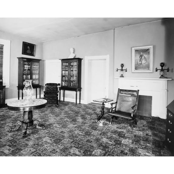 Hermitage Office.Nandrew Jackson'S Office At The Hermitage Near Nashville Tennessee. Poster Print by