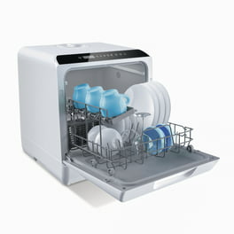 COMFEE' Countertop Dishwasher, Portable Dishwasher with 5L Built-in Water  Tank, No Hookup Needed, 6 Programs, 360° Dual Spray, 192℉ Steam& Air-Dry