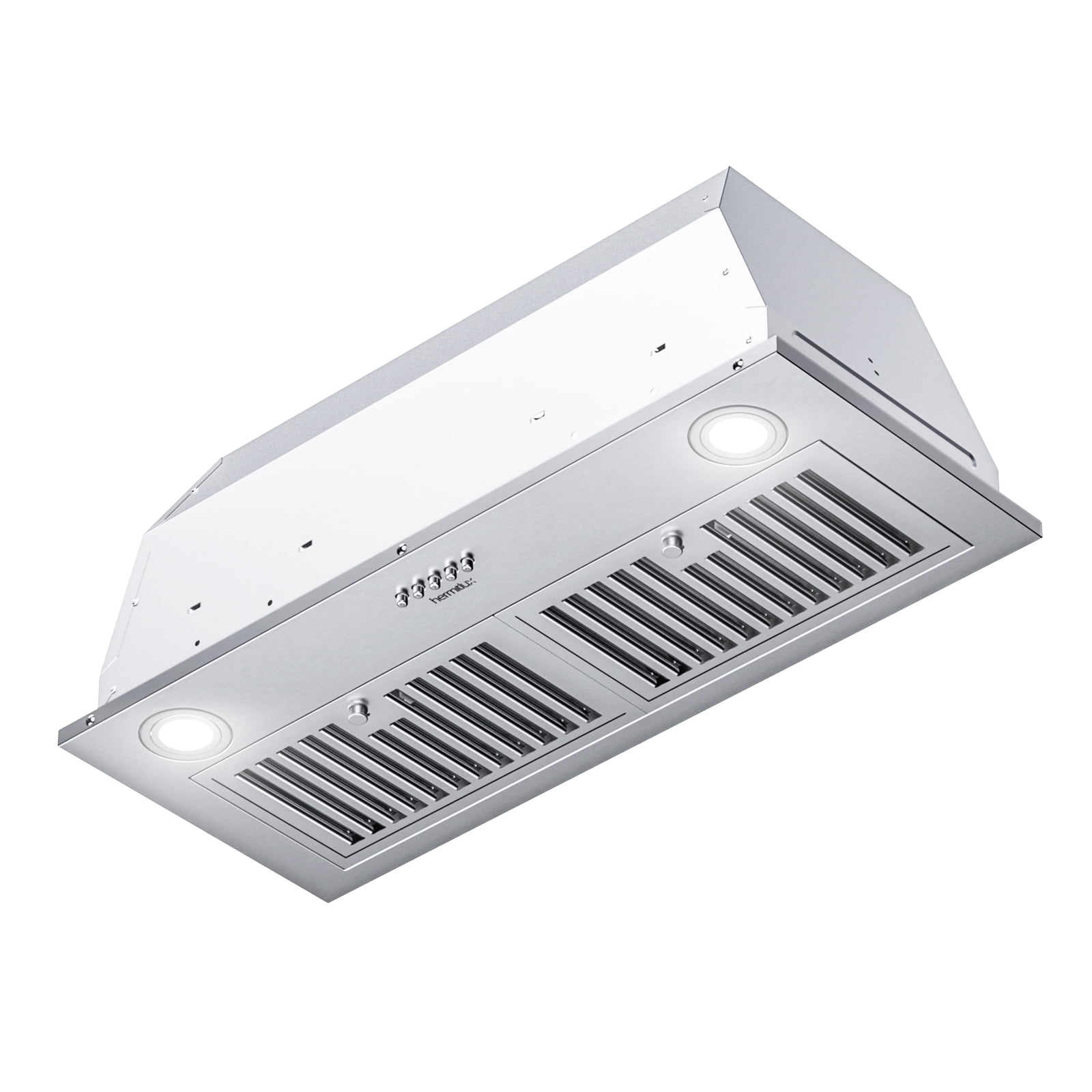 Hermitlux Range Hood Insert 30 inch, Washable Baffle filters, Ducted/Ductless Convertible, with