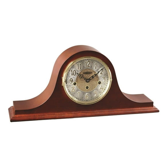 Hermle 21134N90340 Laurel Mechanical Mantel Clock - Cherry