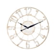 thumbnail image 1 of Hermle 24" Silver and Black Round Wall Clock, 1 of 1