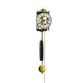thumbnail image 1 of Hermle 25" Black and Gold Skeleton Pendulum Wall Clock, 1 of 3