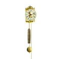 thumbnail image 1 of Hermle 25" Gold and White Round Skeleton Pendulum Wall Clock, 1 of 2