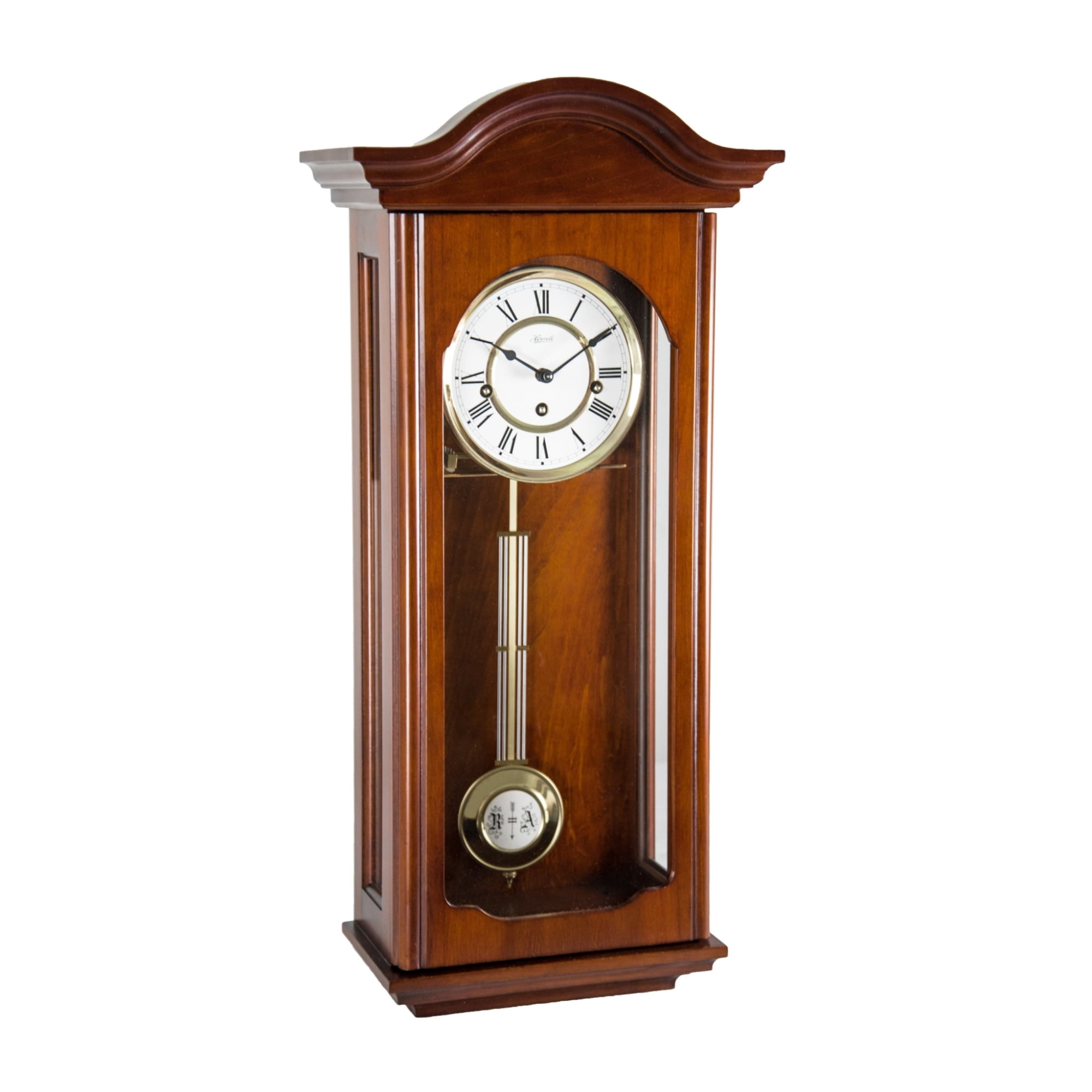 Cherry Finish Antique Regulator Pendulum Wall Clock