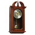 thumbnail image 1 of Hermle 26" Brown and White Regulator Pendulum Wall Clock, 1 of 2