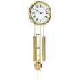 thumbnail image 1 of Hermle 27" Gold and White Round Pendulum Wall Clock, 1 of 1