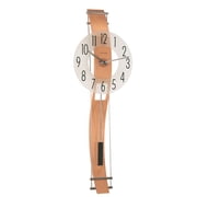 Hermle 32 Brown and Silver Pendulum Wall Clock