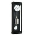 thumbnail image 1 of Hermle 34" Black and Silver Modern Regulator Pendulum Wall Clock, 1 of 1