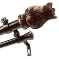 thumbnail image 1 of Hermosa Home Smith 1" Double Curtain Rod - Bronze, 1 of 4