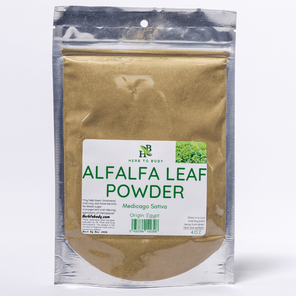 Hern To Body Alfalfa Herb Powder | Medicago Sativa | Wildcrafted | 4oz
