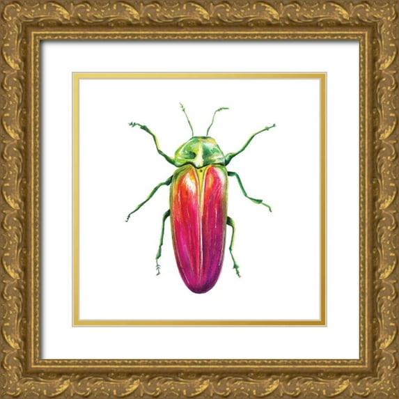 Hernandez, Larisa 20x20 Gold Ornate Wood Framed with Double Matting Museum Art Print Titled - Buggin Out II