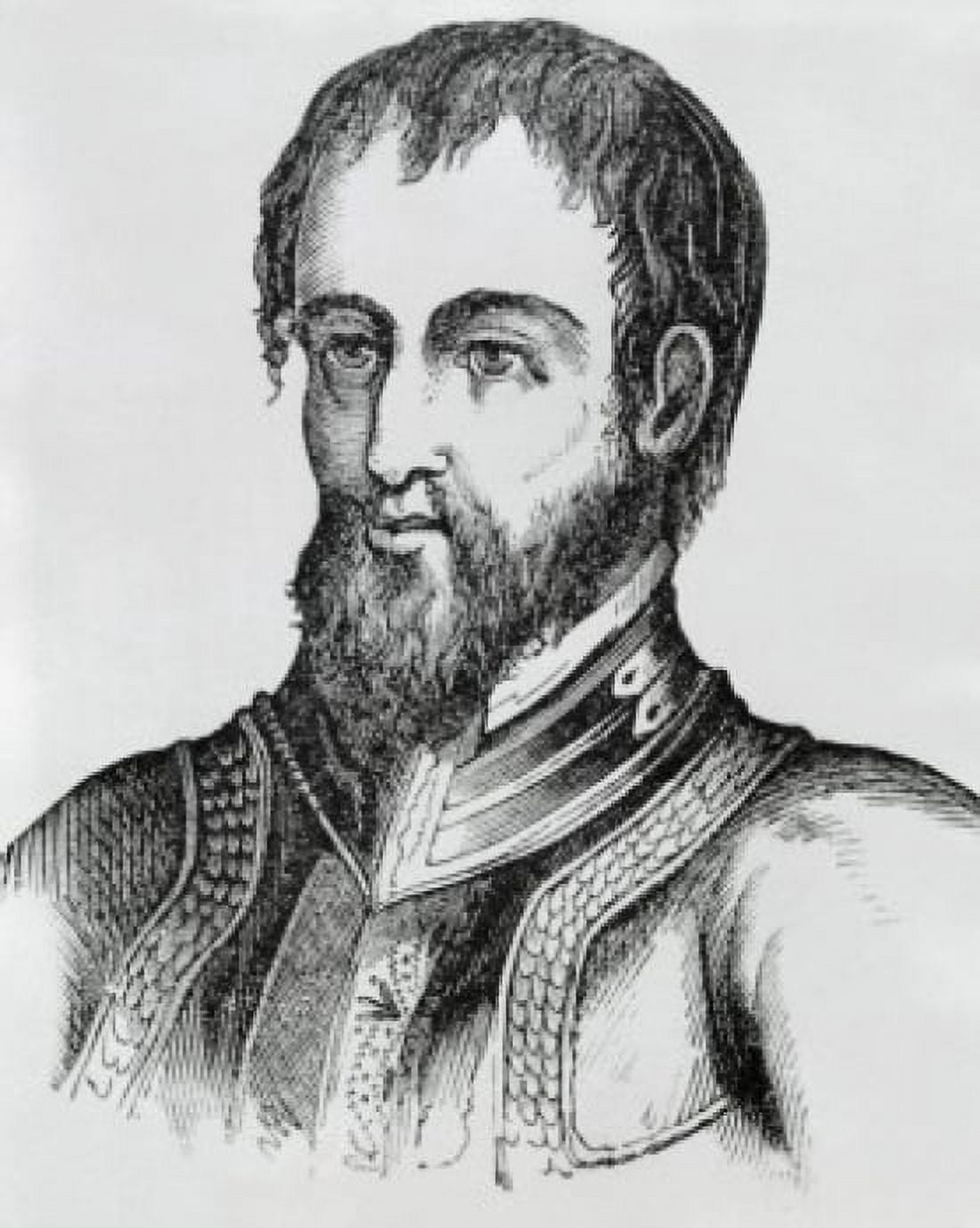Hernando de Soto (1492-1542) Spanish Explorer Canvas Art - (18 x 24)