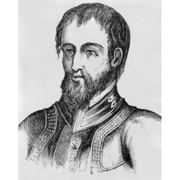Hernando de Soto (1492-1542) Spanish Explorer Canvas Art - (18 x 24)