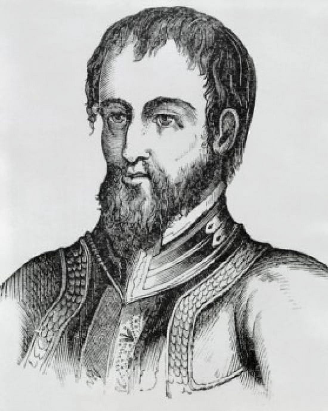 Hernando de Soto (1492-1542) Spanish Explorer Canvas Art - (24 x 36)